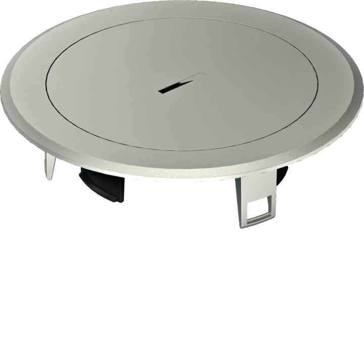 Hager BSR02MTS Metal Tube Cover Silver