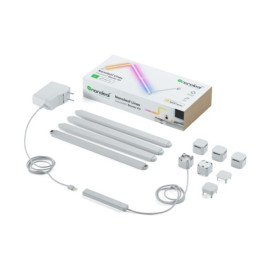 Nanoleaf Lines 90 laipsnių Starter Kit – 90 laipsnių šviesos juostos (4 dalys, 1 valdiklis)