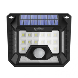 Ulkoinen Somoreal LED aurinkolamppu SM-OLT3 hämärällä ja liiketunnistimella, 1200mAh (2 kpl)