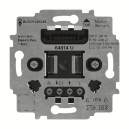 Busch-Jaeger 64814 U e-contact-Eins. lankstus, 1-f