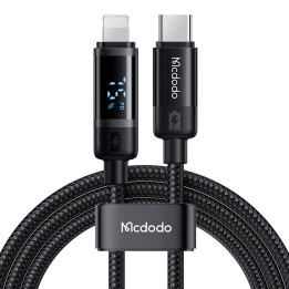 Mcdodo CA-5210 USB-C-Lightning-kaapeli, 36 W, 1,2 m (musta)