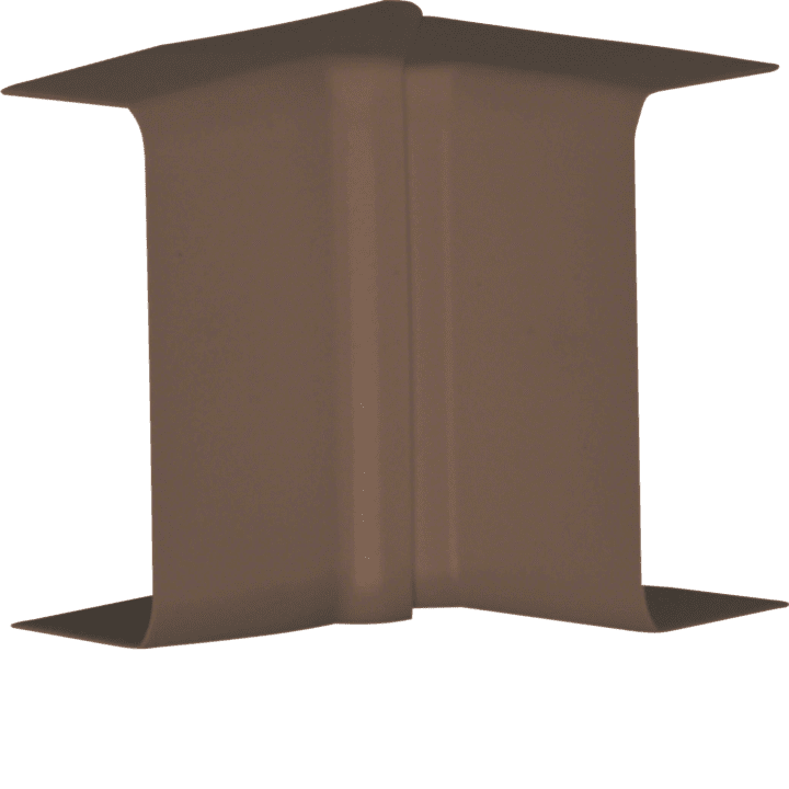 Hager ATA205048014 Internal Corner for ATEHA Trunking, 20x50 mm, Brown