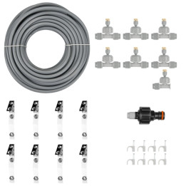 GARDEN WATER MIST WL-Z1012 WHITE LINE 12 m BRADAS