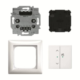 Busch-Jaeger 62731/UJ-914-WL Jalousie-Eins. flex, 1f Komplettset mit 2-fach Bedienelement,