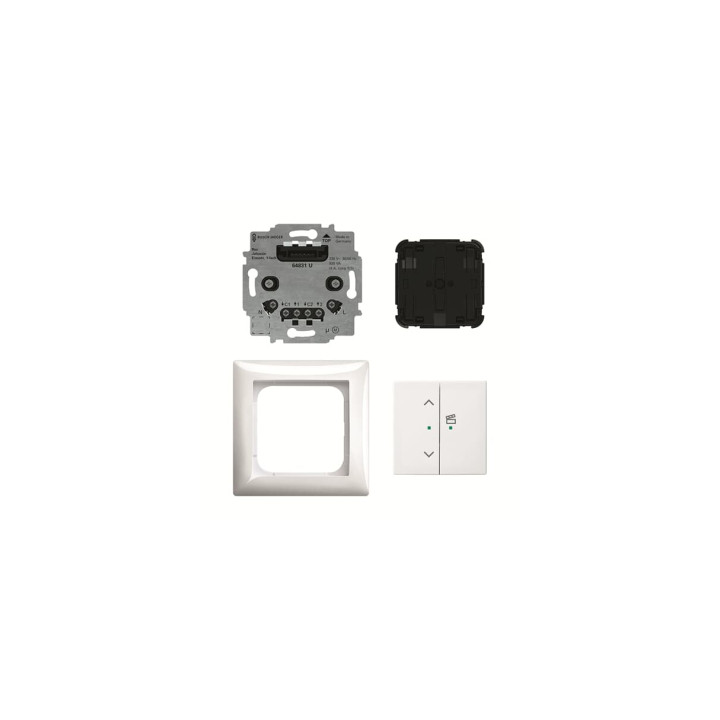 Busch-Jaeger 62731/UJ-914-WL Jalousie-Eins. flex, 1f Komplettset mit 2-fach Bedienelement,