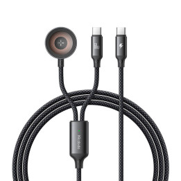 Mcdodo CA-2200 2-in-1 USB-C-kaapeli + Apple Watch -laturi, 60 W, 1,2 m