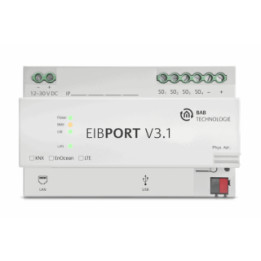 BAB-TEC 10105 EIBPORT tipo LAN KNX 3.1 versija --- dabartinė versija ---