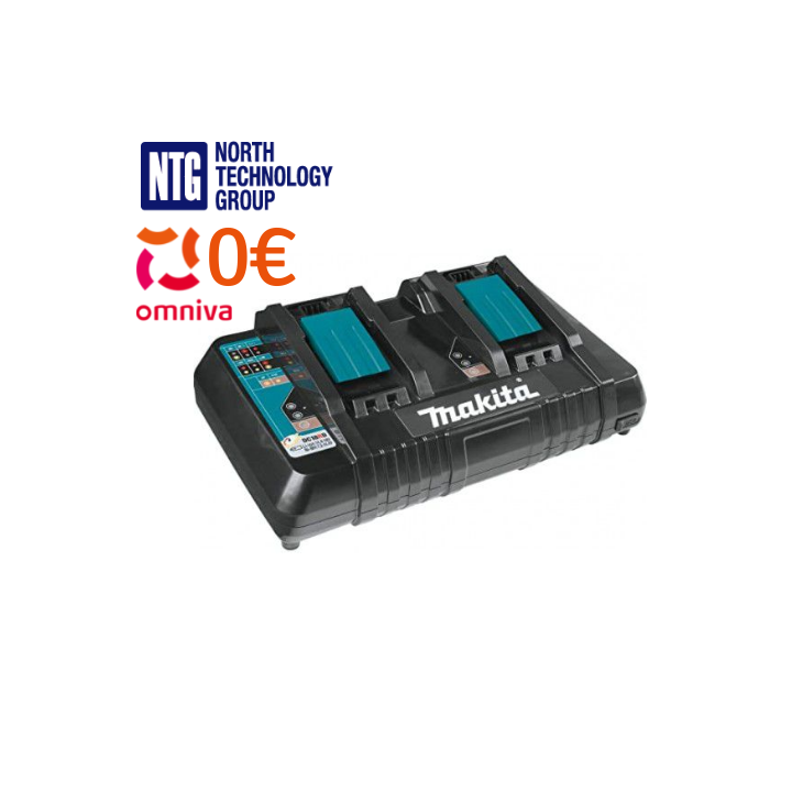 Makita DC18RD Dual Port Rapid Li-ion LXT laturi