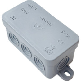 BUDVILL A1 Feuchtraum-Abzweigdose IP54 grau 75x45x40mm