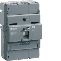 Hager HNB200H MCCB X250 3P 40kA 200A TM
