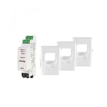 Shelly PRO 3EM-400A nakamas paaudzes profesionalais 3 fazu energijas skaititajs (3 x 400 A)