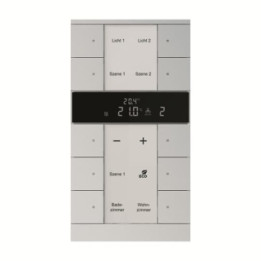 Busch-Jaeger SBS/U10.0.11-83 Lämpötilan säädin Nebenstelle mit Bedienfunktion 10-fach Busch-Tenton®