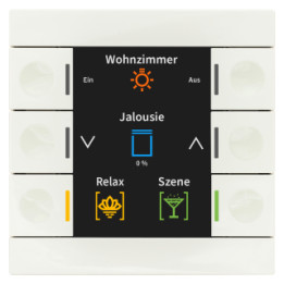 MDT BE-TAS86.02 KNX Push Button, White