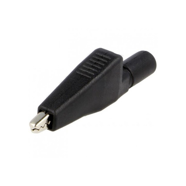 Axiomet Crocodile Clip 15A, melns