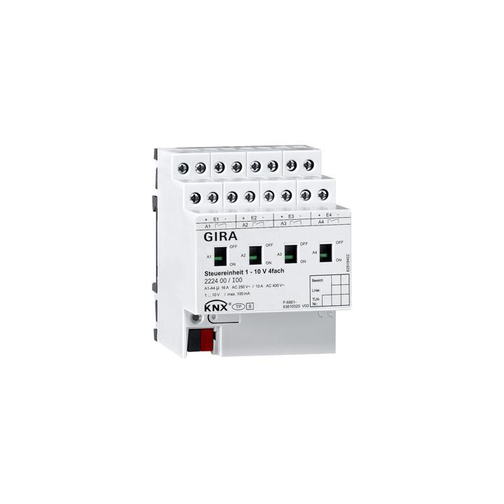 GIRA 222400 Steuereinheit 1 - 10 V 4f Hand KNX