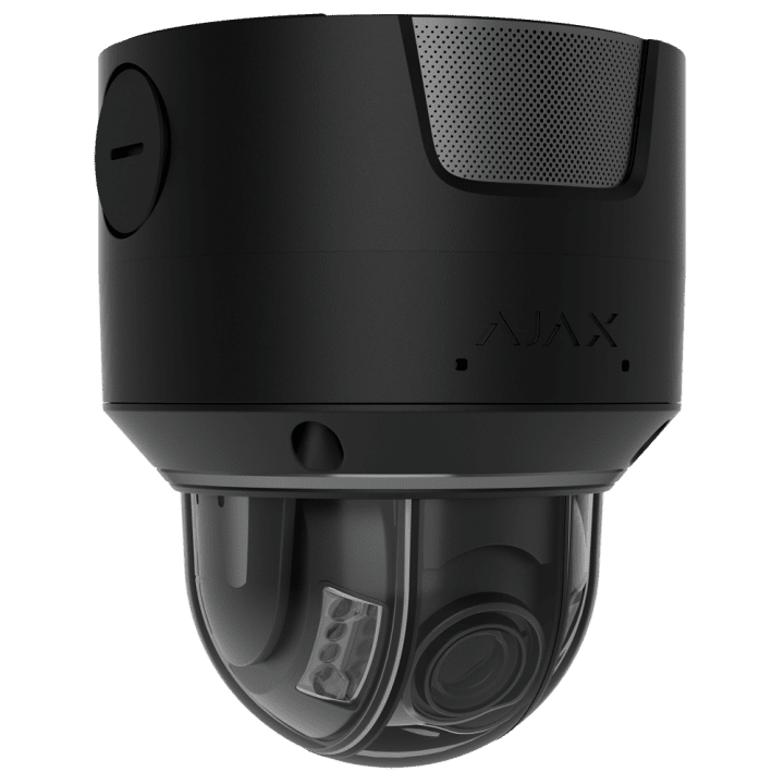 AJAXCCTV AJ-DOMECAM-4-HLVF-S-B 4MP PTZ IP kamera ar PoE, IP67, 2.8~12mm objektīvu, IR līdz 40m