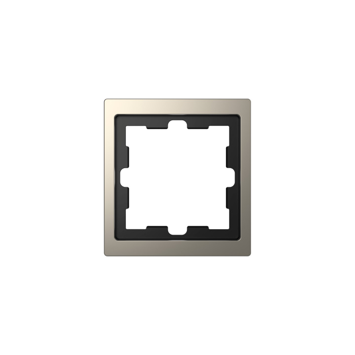 Merten MEG4010-6550 D-Life Metall Rahmen, 1fach, niķeļa metāls