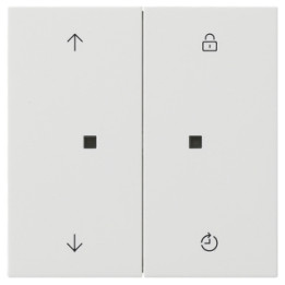 Gira 5363112 System 55 Memory Cover, Pure White