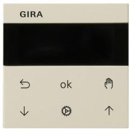 GIRA 536601 S3000 Jalousie- + Schaltuhr Display System 55 Cremeweiß
