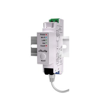 Shelly PRO EM - 50A nakamas paaudzes profesionalais 1 fazes, 2 x 50A energijas skaititajs ar kontaktora vadibu