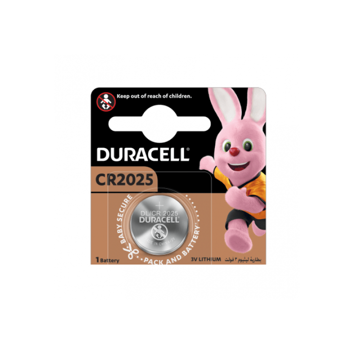 Duracell CR2025 DL2025 ECR2025 3V Lithium Battery 1pcs