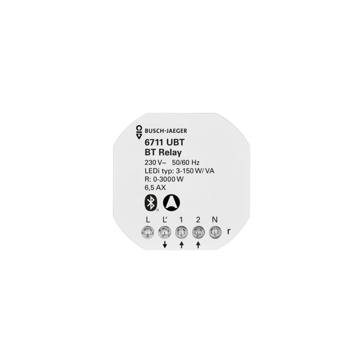 Busch-Jaeger 6711 UBT Bluetooth, Relais Unterputz, 1-fach