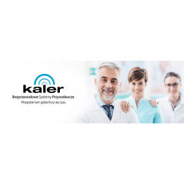 Kaler 2-Button Wireless Call System with Double-Sided LED Display, Long Range up to 500m