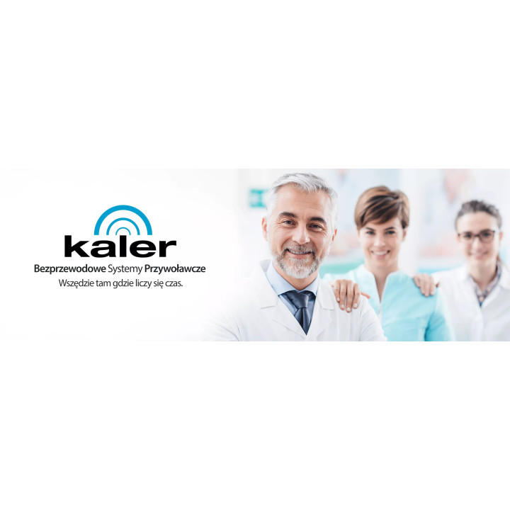 Kaler 2-Button Wireless Call System with Double-Sided LED Display, Long Range up to 500m