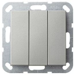 GIRA 2832600 Wippschalter BS 3f AusWe System 55 Edelstahl (trūkst.)