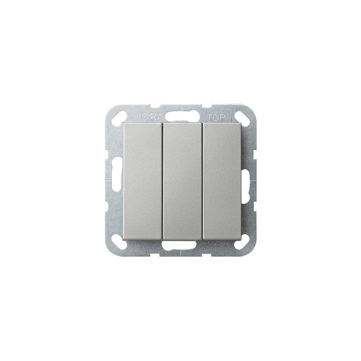GIRA 2832600 System 55 Rocker Switch Steel