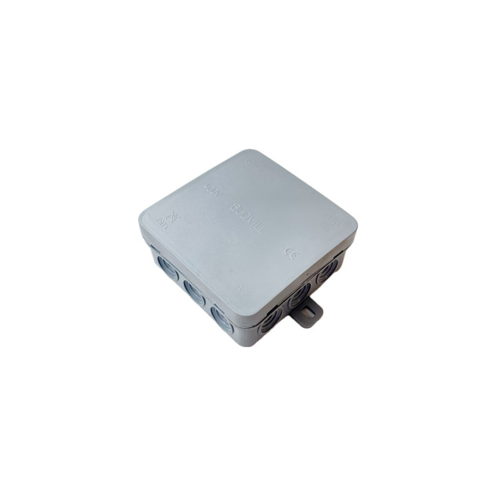 BUDVILL A3 Feuchtraum-Abzweigdose IP54 grau 85x85x38mm