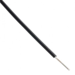 Соединительный провод Alpha Wire, ПВХ, 18AWG, черный, 1 м