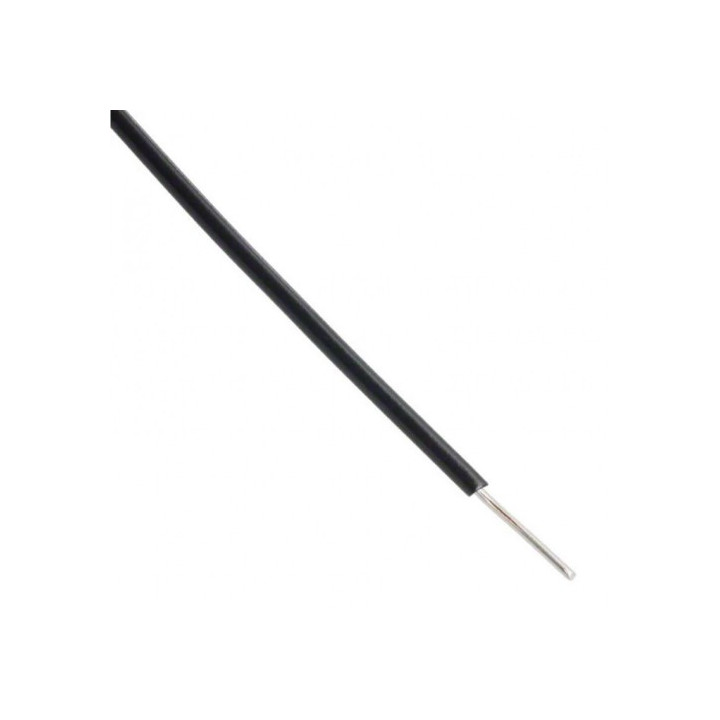 Alpha Wire konkstraat, PVC, 18AWG, must, 1m