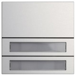 GIRA 5532926 Ruftastenmodul 2f System 106 Alumīnijs