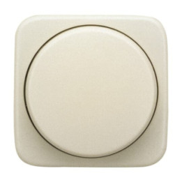 Busch-Jaeger 2115/11-212-500 Zentralscheibe mit Drehknopf, Bef.-Mutter und Glimmlampe