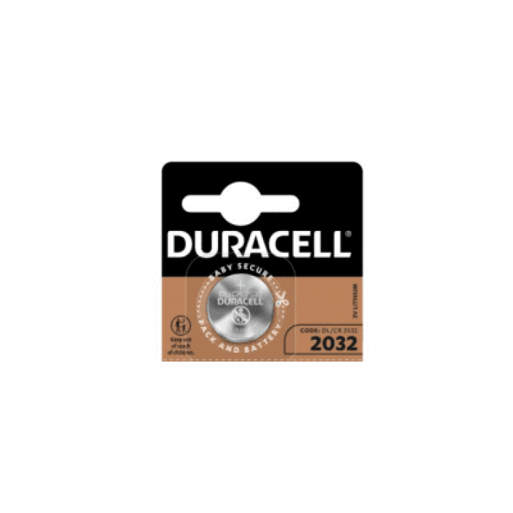 Duracell CR2032 DL2032 ECR2032 L2032 3V 225mAh Lithium Battery 1 pcs