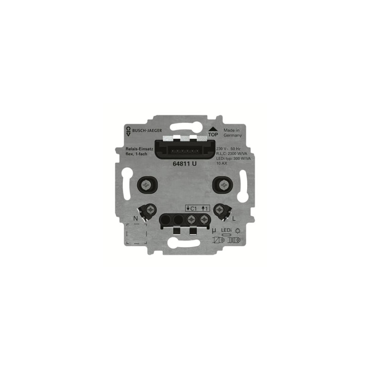 Busch-Jaeger 64811 U Relais-Einsatz flex, 1-fach