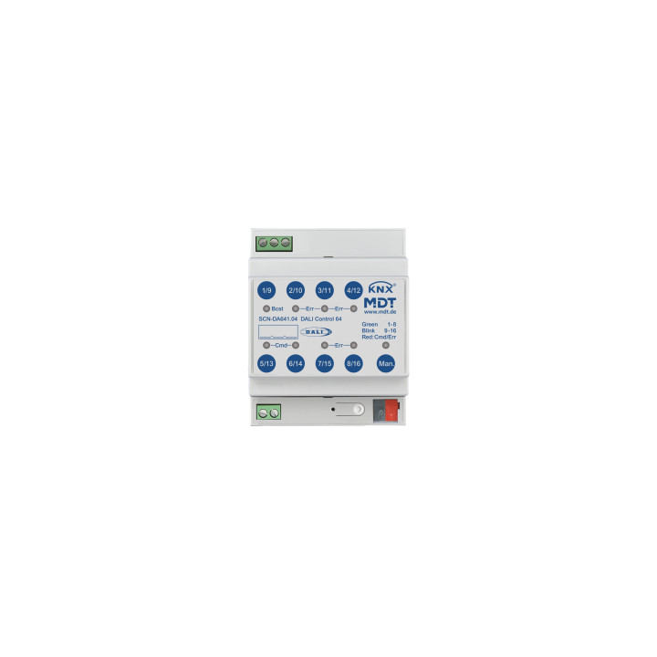 MDT SCN-DA641.04 DALI Control 64 Gateway, 4TE REG, KNX, MDT