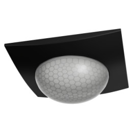 MDT SCN-P360K406.03 KNX Presence Detector 360° with 4 sensors, constant light control, Black matt finish