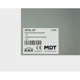 MDT ZFOL-GT MDT märgistuskile Glass Push Button Plus jaoks