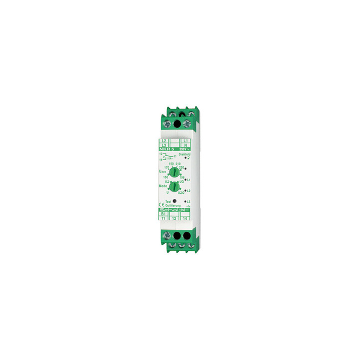 Schalk NKR509 Netzüberwachungsrelais 3x230/400V AC, m. Drehfeldüberw./Fehlerspeicher