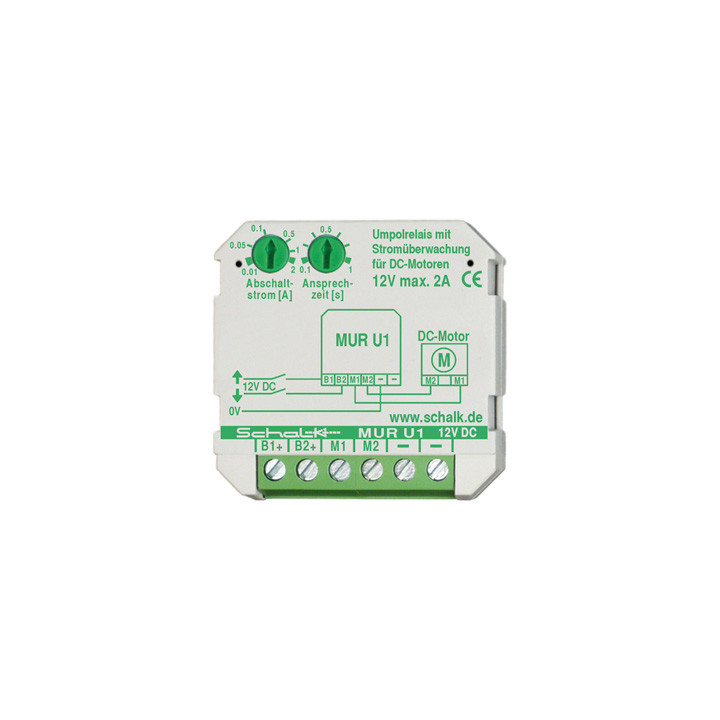 Schalk MURU12 Mootor-Umpolrelais 12V DC, 10mA - 2A
