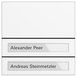 GIRA 5532902 Ruftastenmodul 2f System 106 Verkehrsweiß (trūkst.)