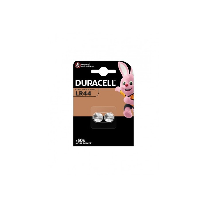 Duracell LR44 LR1154 L1154 157 AG13 PX76A A76 KA76 RW82 VI3GA 1.5V Alkaline batteries, 2 pcs