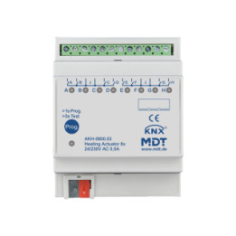 MDT AKH-0800.03 KNX kütteajam, 8-kanaliline, 4 SU MDRC, 24–230 V vahelduvvool