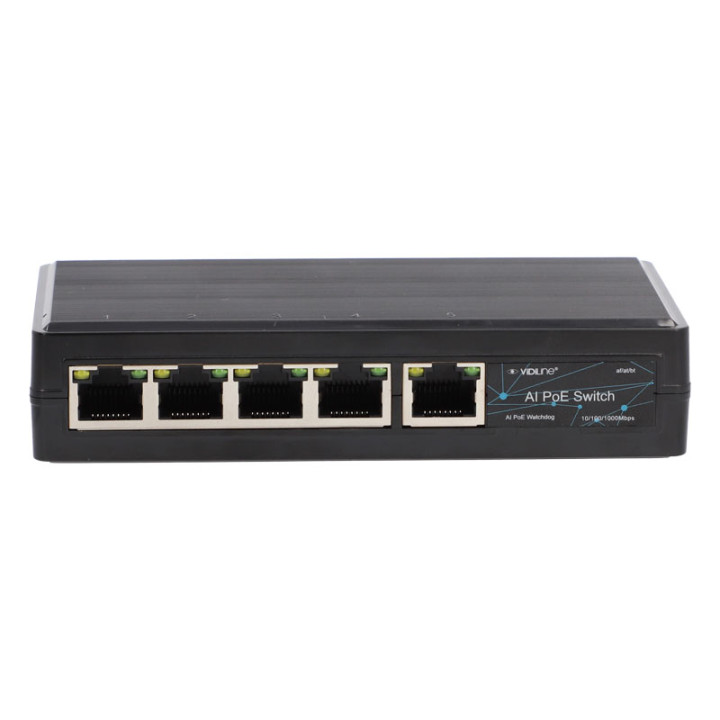 Коммутатор VidiLine VIDI-GZW0401G на 4 порта Gigabit PoE с уличным корпусом