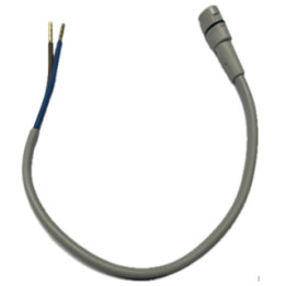 Moehlenhoff ASL 2-20-1 Anschlussleitung su Stecker für Alpha-Antrieb 4 ir 5, 2x0,75mm², Lange 0,2m, lichtgrau