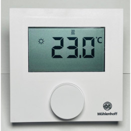 Moehlenhoff RD 25203-40-MO1-01 Alpha-Regler Direct Komfort Display 230V, NC/NO (stromlos-zu/-auf)