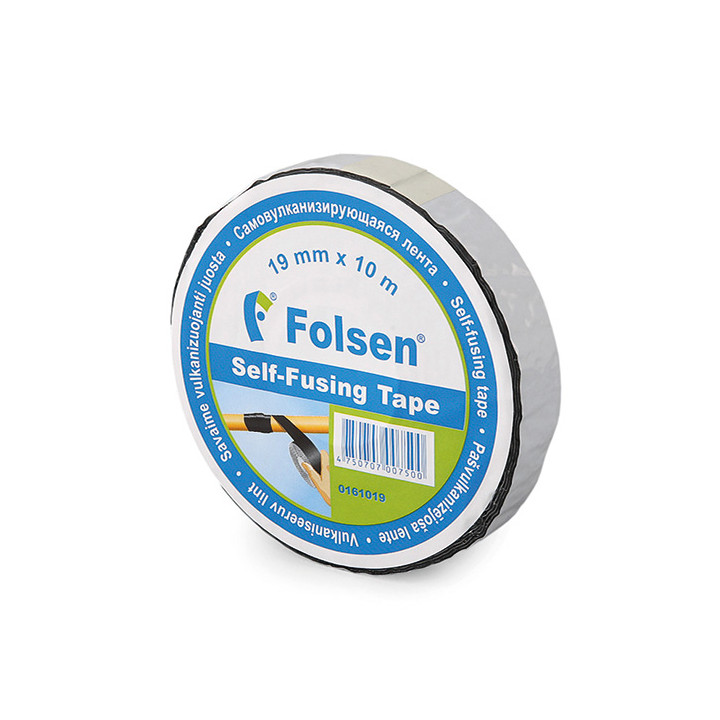 Folsen self-fusing tape 19mm x 10m, black