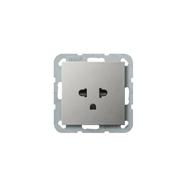 GIRA 2840600 Steckdose Schutz EURO-USA 16 A süsteem 55 Edelstahl (puudub)